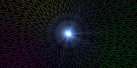 Star with blue tones and central glow.