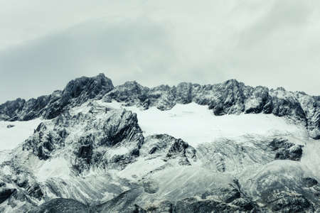 Martial Glacier in Usuahia near Antarctica, Argentinaの写真素材