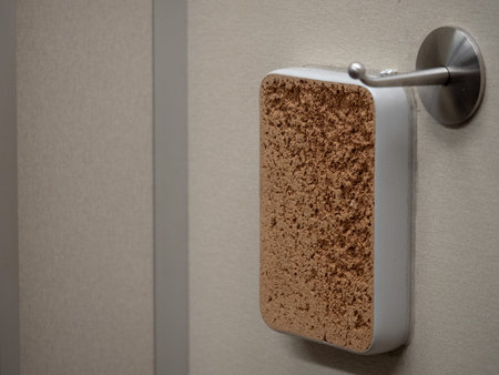 Tailor cork board on wall of dressing room for needles