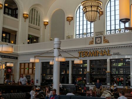 Terminal Bar location at Denver Union Stationのeditorial素材
