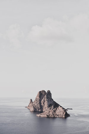 Beautiful Es Vedra Island, Ibiza, Balearic Islandsの写真素材