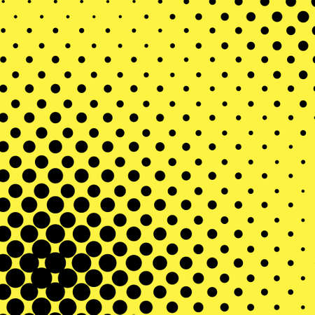 Yellow comic pop-art halftone background. Stock vector illustrationのイラスト素材