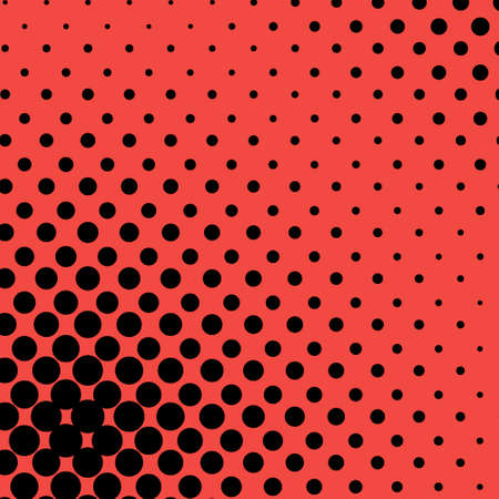 Red comic pop-art halftone background. Stock vector illustrationのイラスト素材