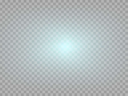 Blue or white glowing light burst explosion transparent. Vector illustration for cool effect decoration with ray sparkles. Bright star. Transparent shine gradient glitter, bright flare. Glare texture.のイラスト素材