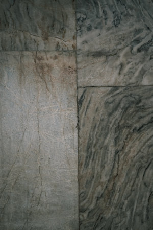 Marble wall background. A stone wall in the subway underpassの写真素材
