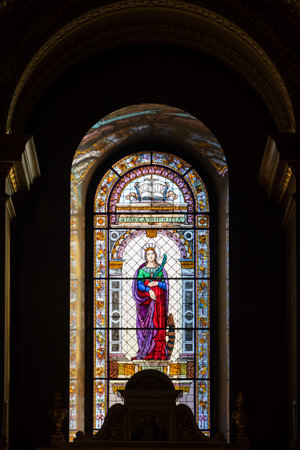 Stained glass in Stephen's Balisica