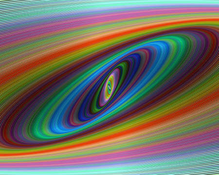 Colorful ellipse fractal design backgroundのイラスト素材