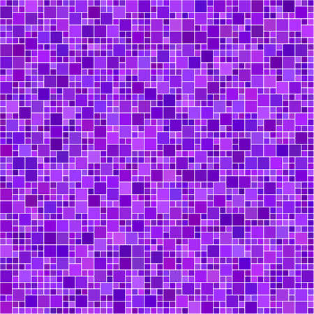 Purple computer generated square mosaic background designのイラスト素材