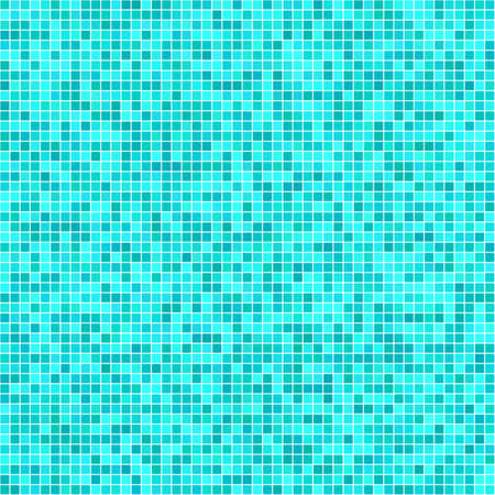 Light blue computer generated pixel mosaic backgroundのイラスト素材