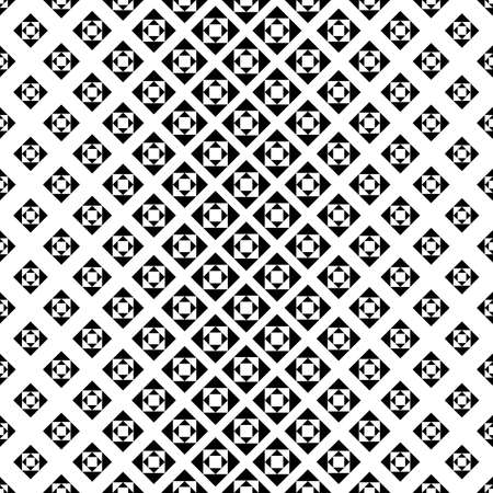 Monochrome repeating geometric pattern design vector backgroundのイラスト素材