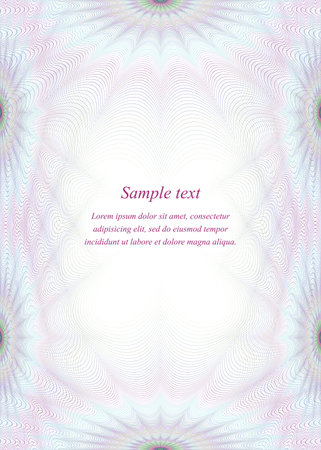 Abstract colorful fractal page watermark design templateのイラスト素材