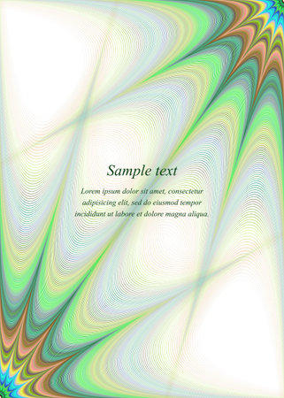 Multicolor page corner star design template for brochure, presentationのイラスト素材