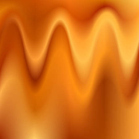 Abstract computer generated gradient orange wave backgroundのイラスト素材