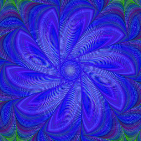 Dark blue computer generated abstract fractal backgroundのイラスト素材