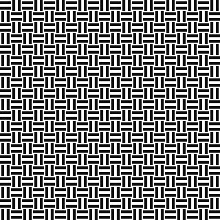 Seamless black and white line pattern designのイラスト素材