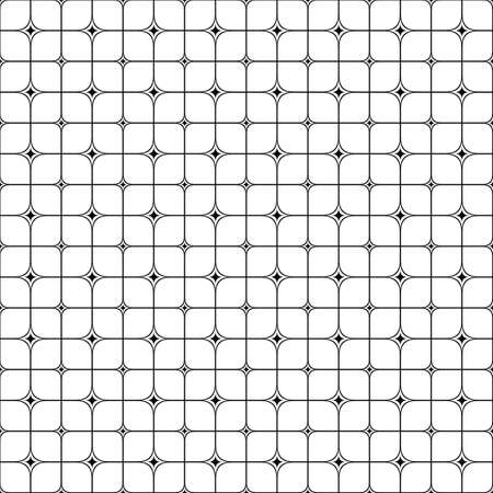 Seamless monochrome star shape grid pattern backgroundのイラスト素材