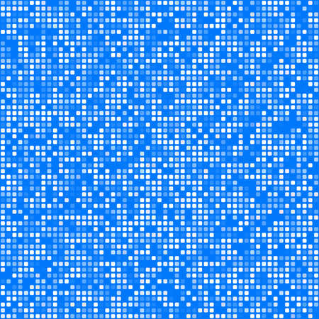 Blue square pixel mosaic tiles background designのイラスト素材