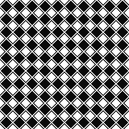 Repeat black and white abstract square pattern designのイラスト素材