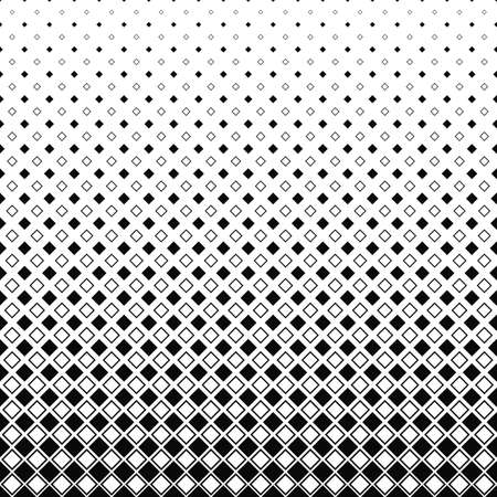 Seamless black and white vector square pattern designのイラスト素材