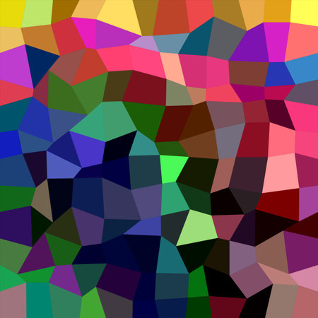 Multicolor irregular rectangle mosaic vector background design