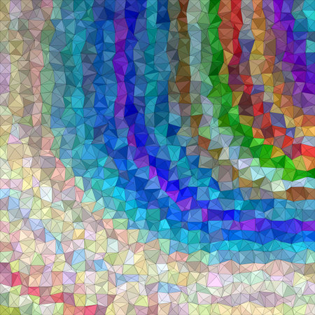 Colorful irregular triangle mosaic vector background design