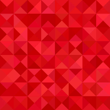 Red color triangle mosaic vector background designのイラスト素材