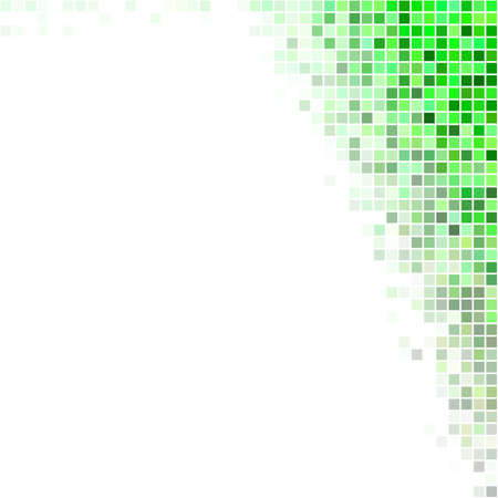 Green square mosaic corner design background vectorのイラスト素材