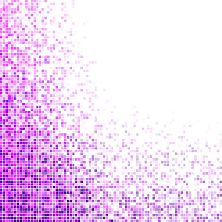 Purple and magenta square mosaic vector background designのイラスト素材