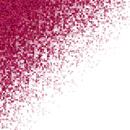 Diffuse irregular triangle mosaic corner background designのイラスト素材