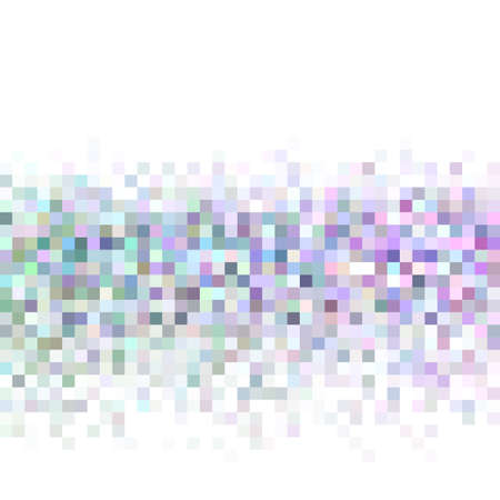 Horizontal color square mosaic vector background designのイラスト素材