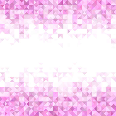 Pink abstract triangle mosaic vector background designのイラスト素材