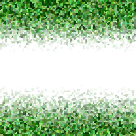Green irregular rectangle mosaic vector background borderのイラスト素材