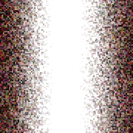 Brown colorful irregular rectangle mosaic vector backgroundのイラスト素材