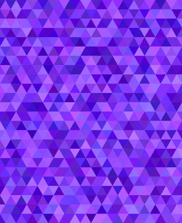 Purple regular triangle mosaic vector background designのイラスト素材
