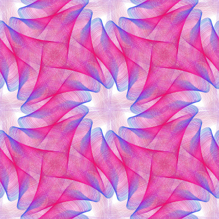 Seamless abstract computer generated fractal design pattern