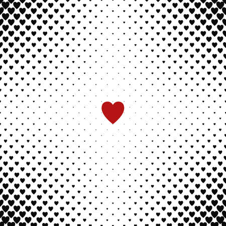 Abstract heart pattern background design - vector illustrationのイラスト素材