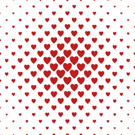Red and white heart pattern background designのイラスト素材