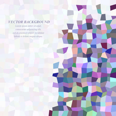 Abstract rectangle shaped tile mosaic background designのイラスト素材