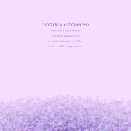 Purple abstract irregular triangle mosaic background designのイラスト素材