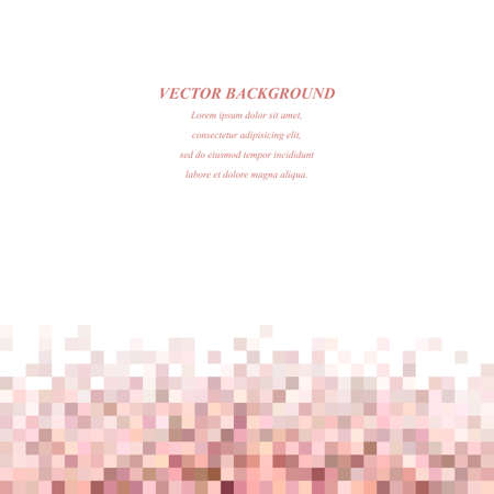 Color abstract tiled square mosaic background templateのイラスト素材
