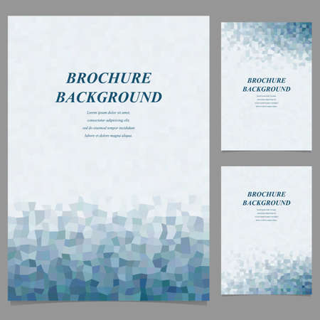 Modern geometric abstract vector brochure template designのイラスト素材