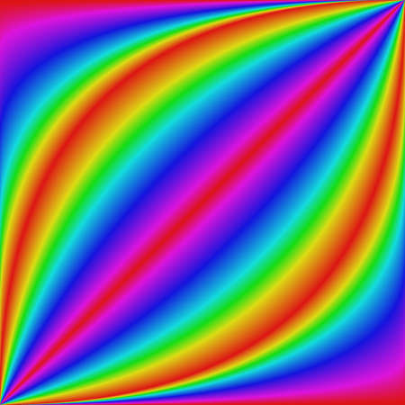 Smooth gradient rainbow curved background - vector illustrationのイラスト素材