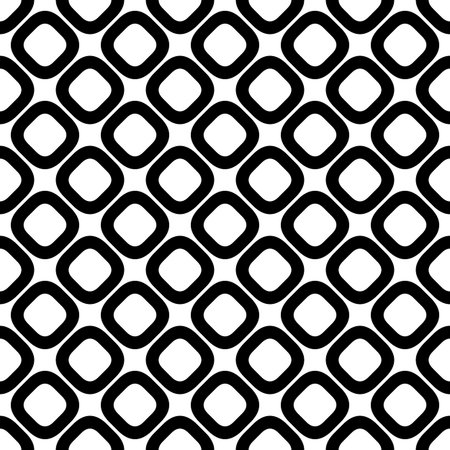 Repeating abstract monochrome square pattern.のイラスト素材