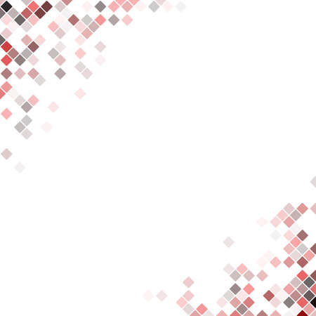 Abstract pixel square corner design background vector illustration from rounded diagonal squaresのイラスト素材