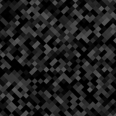 Dark grey square pattern background - geometrical vector design from diagonal squaresのイラスト素材