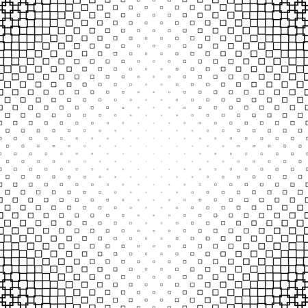Black and white abstract square pattern designのイラスト素材