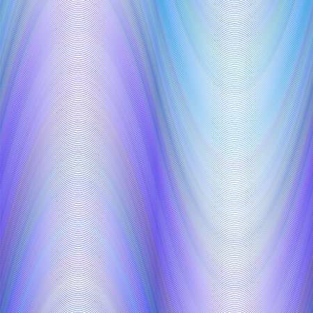 Color abstract wave background from thin curved stripes - vector design