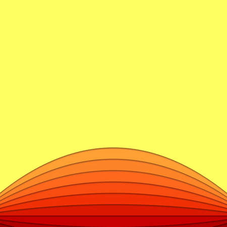 Background template from layer stripes - vector stationery graphic design with shadow effectのイラスト素材