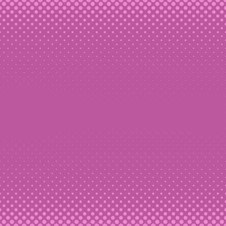 Pink color abstract halftone dot pattern background - vector illustration from circles in varying sizesのイラスト素材