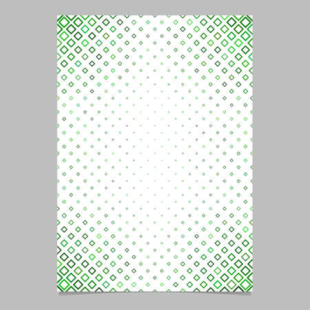 Page template design from green diagonal rounded square pattern - vector illustration for brochures, cardsのイラスト素材